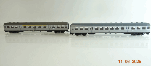 Fleischmann H0 Silberlinge-Set 2 tlg. 1./2. Kl. der DB PR8351 o.