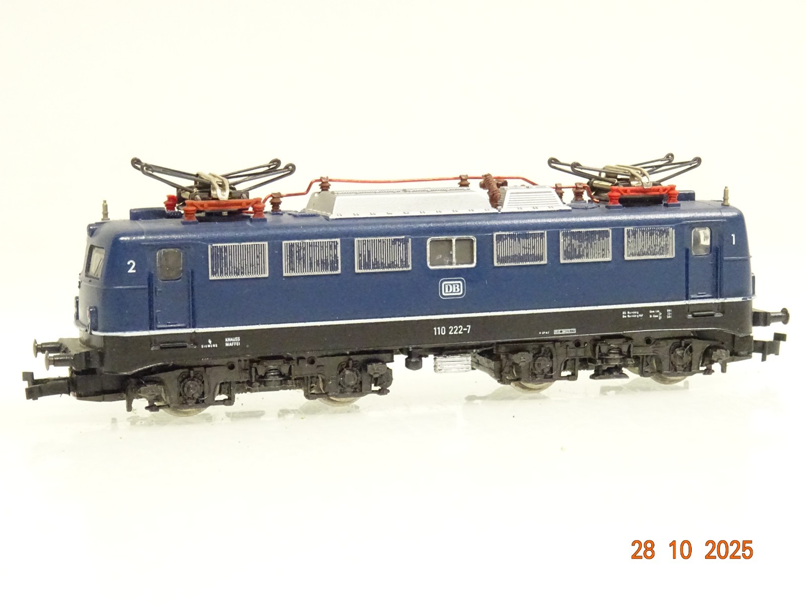 Fleischmann N 7335 E-Lok BR 110 222-7 der DB JL3941 o.