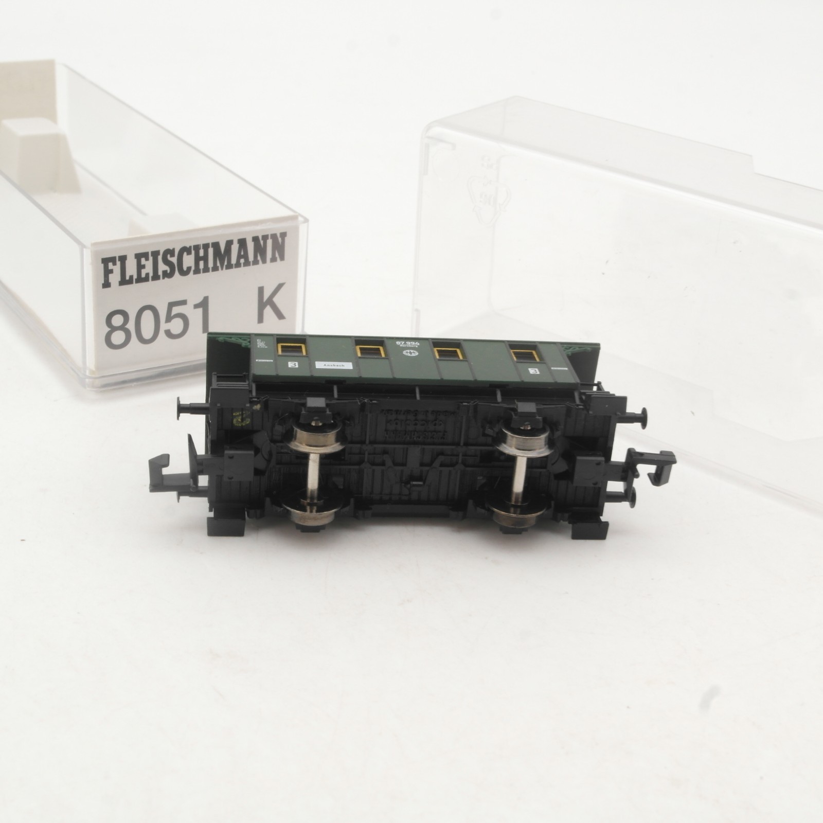 Fleischmann N 8051 K Abteilwagen 3. Klasse der DRG in OVP RR4957 – Bild 4