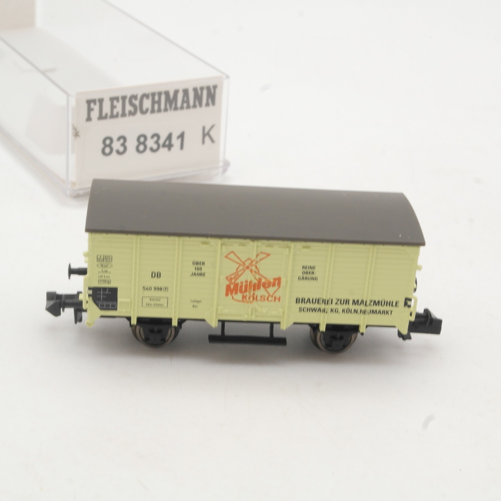 Fleischmann N 83 8341 K Bierwagen Mühlen-Kölsch der DB in OVP RR5369 – Bild 3