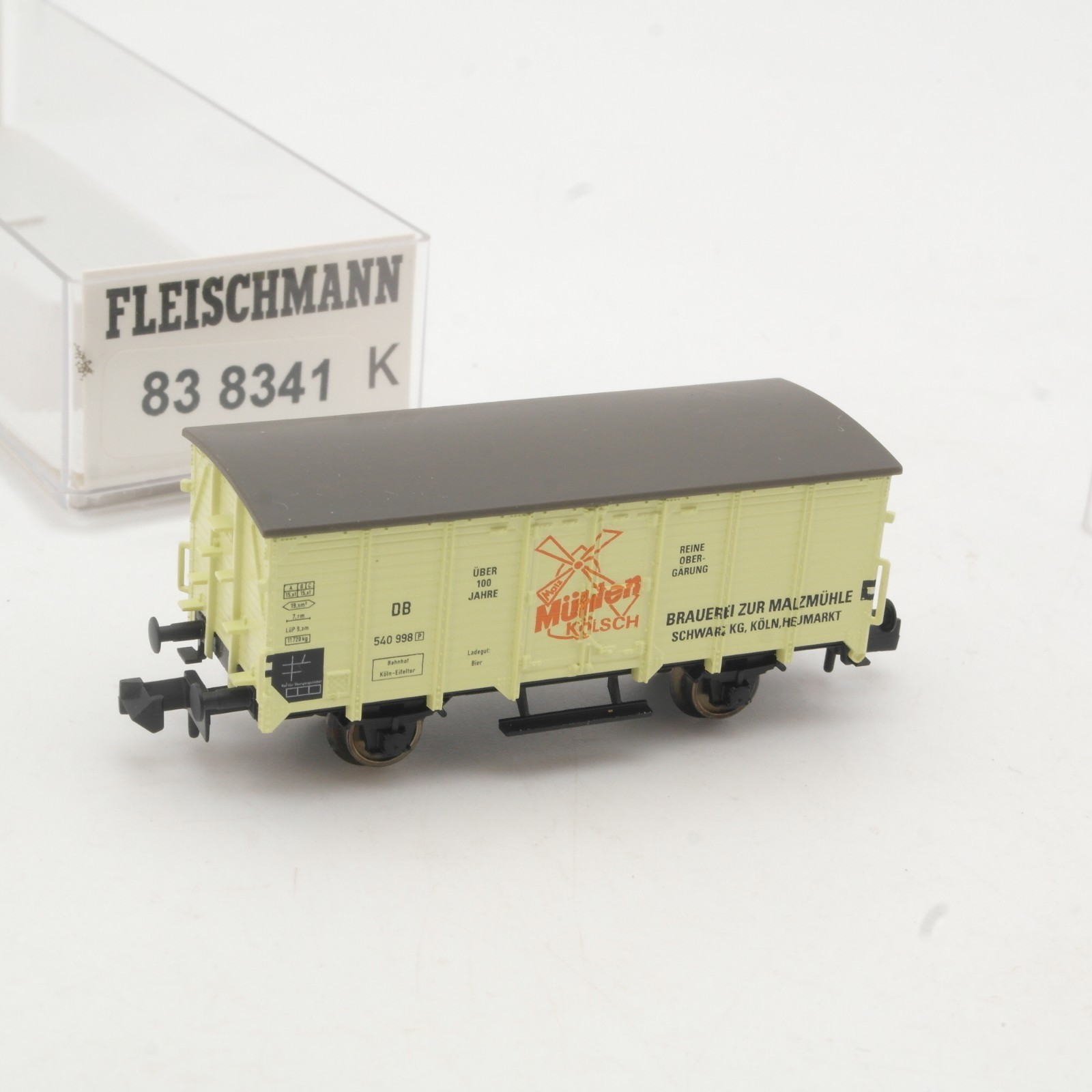 Fleischmann N 83 8341 K Bierwagen Mühlen-Kölsch der DB in OVP RR5369