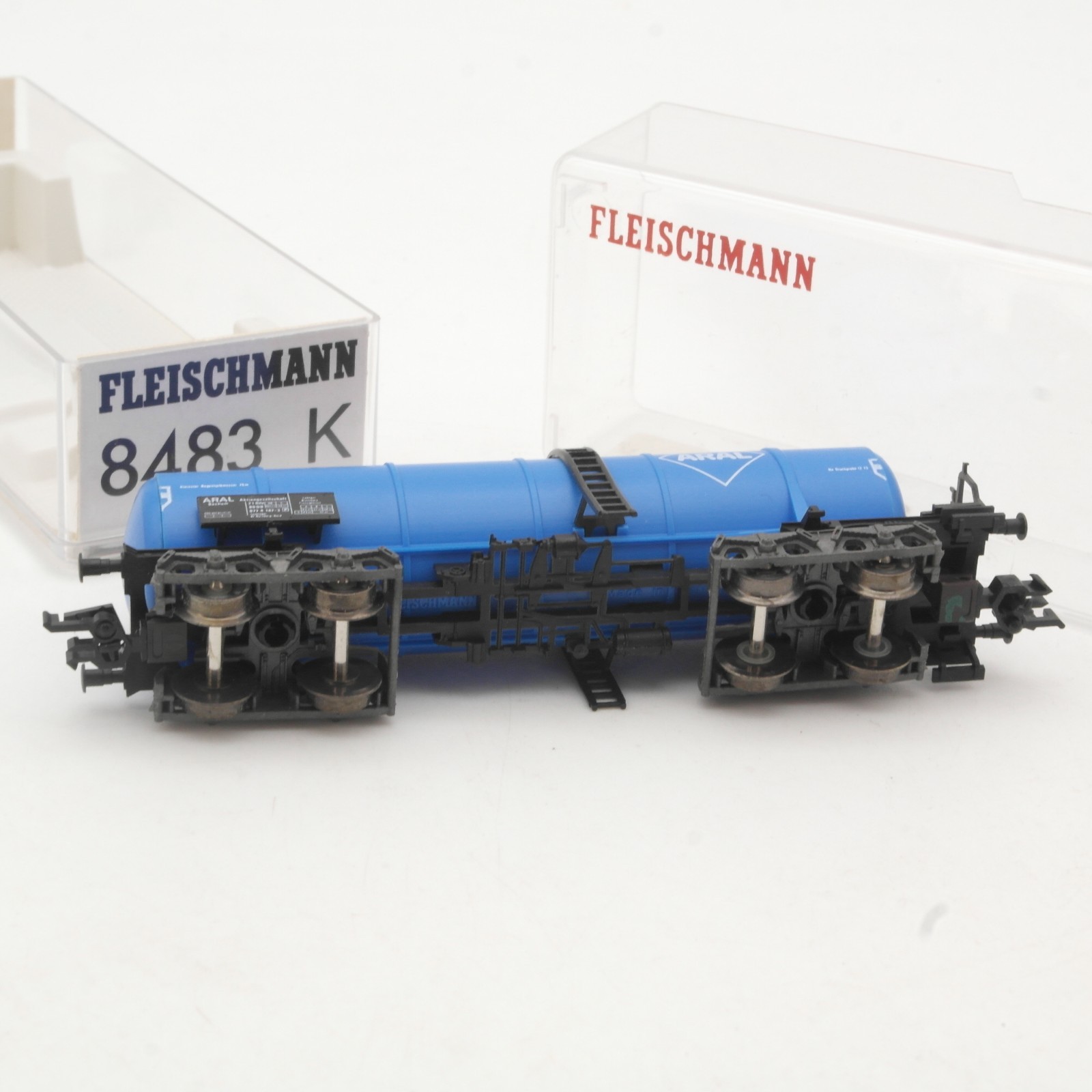 Fleischmann N 8483K Kesselwagen ARAL der DB in OVP RR5374 – Bild 4