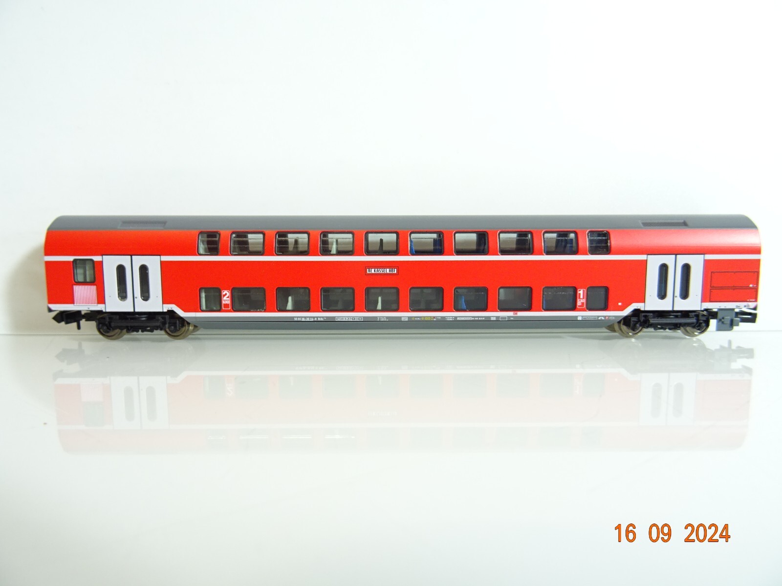 Fleischmann N 8625 K Doppelstockwagen 2.Klasse der DB in OVP PR2774 – Bild 3