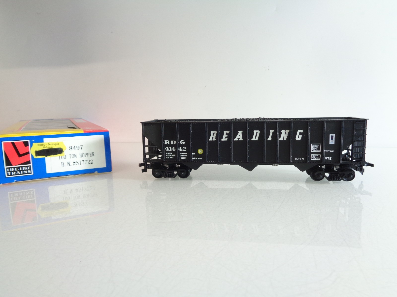 Freight Car H0 8497 US Hochbordwagen mit Kohleladung der RD in OVP BH900