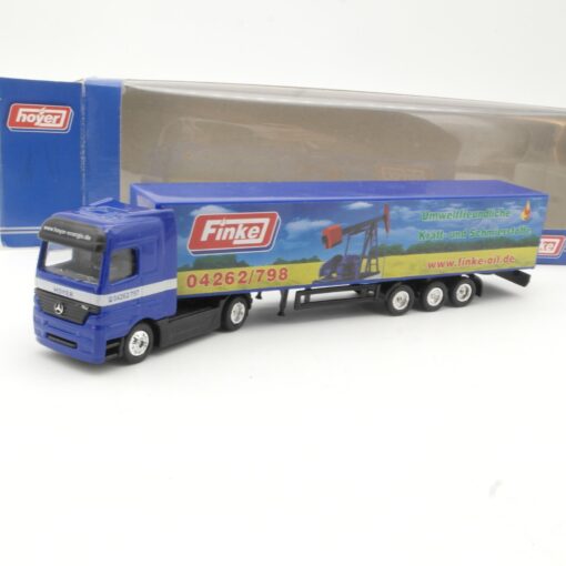 Grell 1:87 Werbemodell MB Hoyer Sattelzug Finke in OVP RR1092