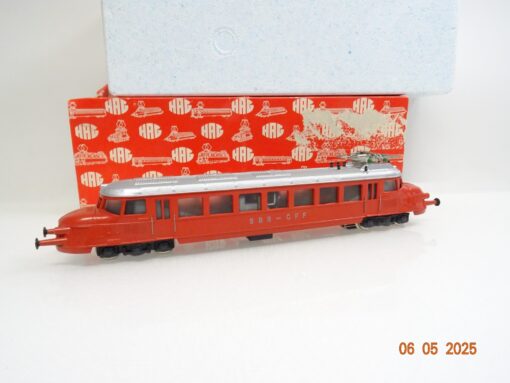 HAG H0 100 Schweiz Triebwagen Rbe 2/4 Roter Pfeil SBB für Märklin AC OVP JL452