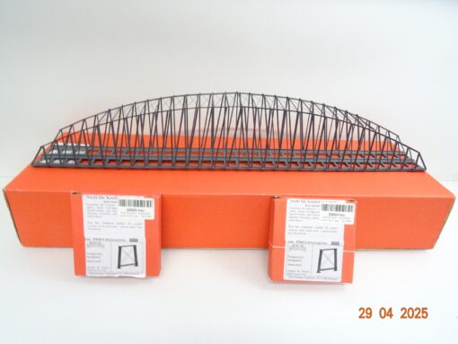 Hack Spur N 23170 BN50 A 2 Bogenbrücke 50cm 2-gleisig in OVP CK7851