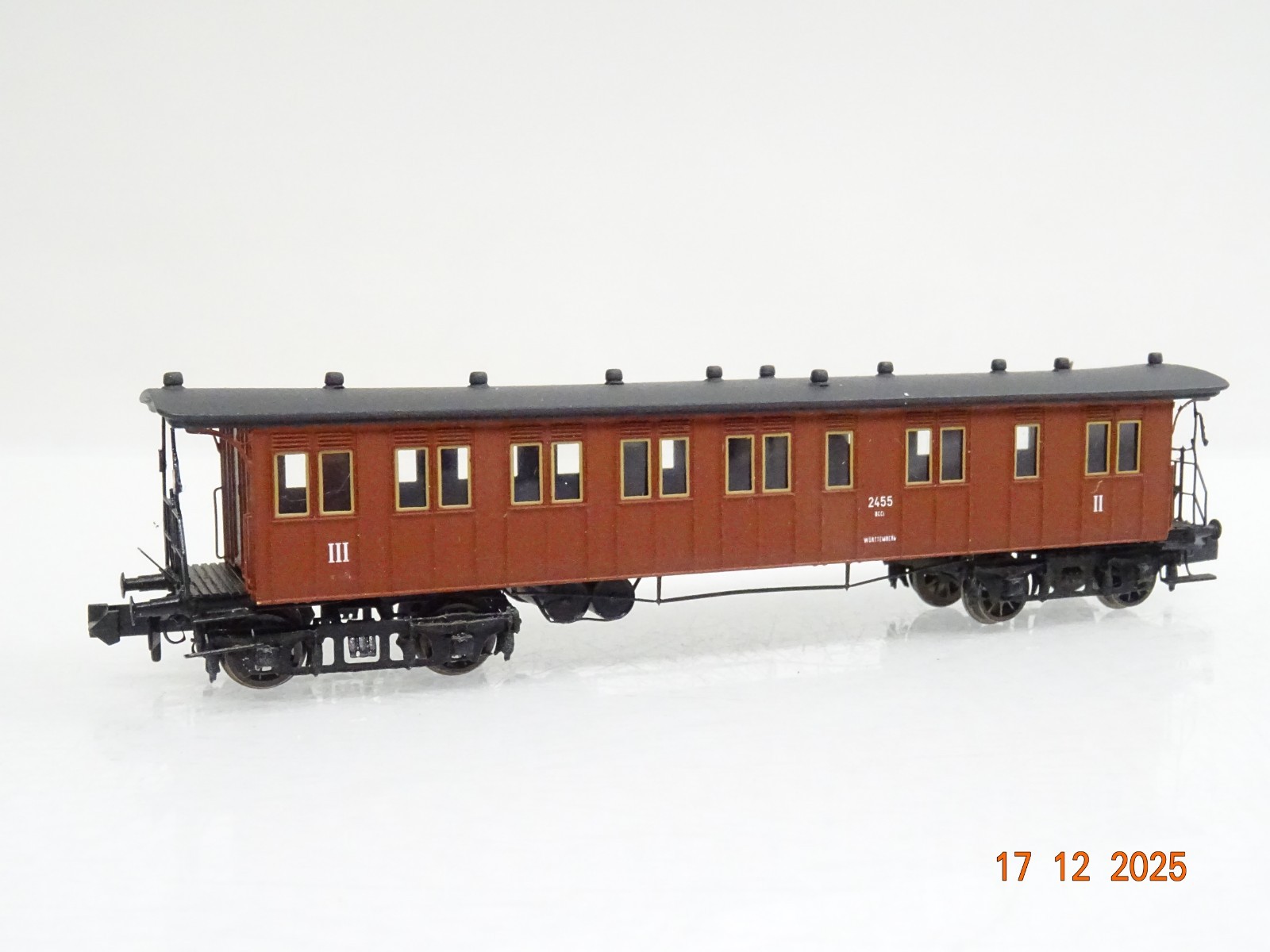 Hammerschmid N Kleinserie Rarität Personenwagen BC4i WÜ 00 in OVP Holzbox JL5186 – Bild 3