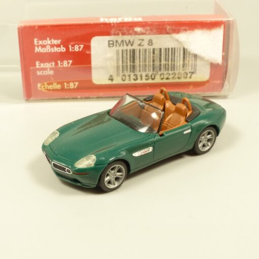 Herpa 1:87 022897 BMW Z8 dunkelgrün in OVP EX6037
