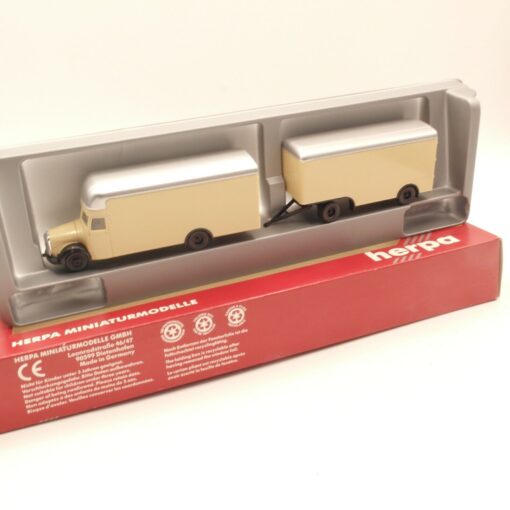 Herpa 1:87 143394 Mercedes Benz Möbel Hängerzug Sammlermodell in OVP ER8376 – Bild 3