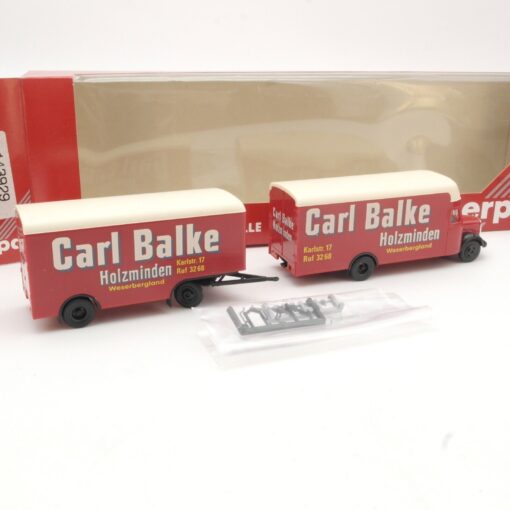 Herpa 1:87 143929 MB Hängerzug Carl Balke in OVP QR8063 – Bild 3