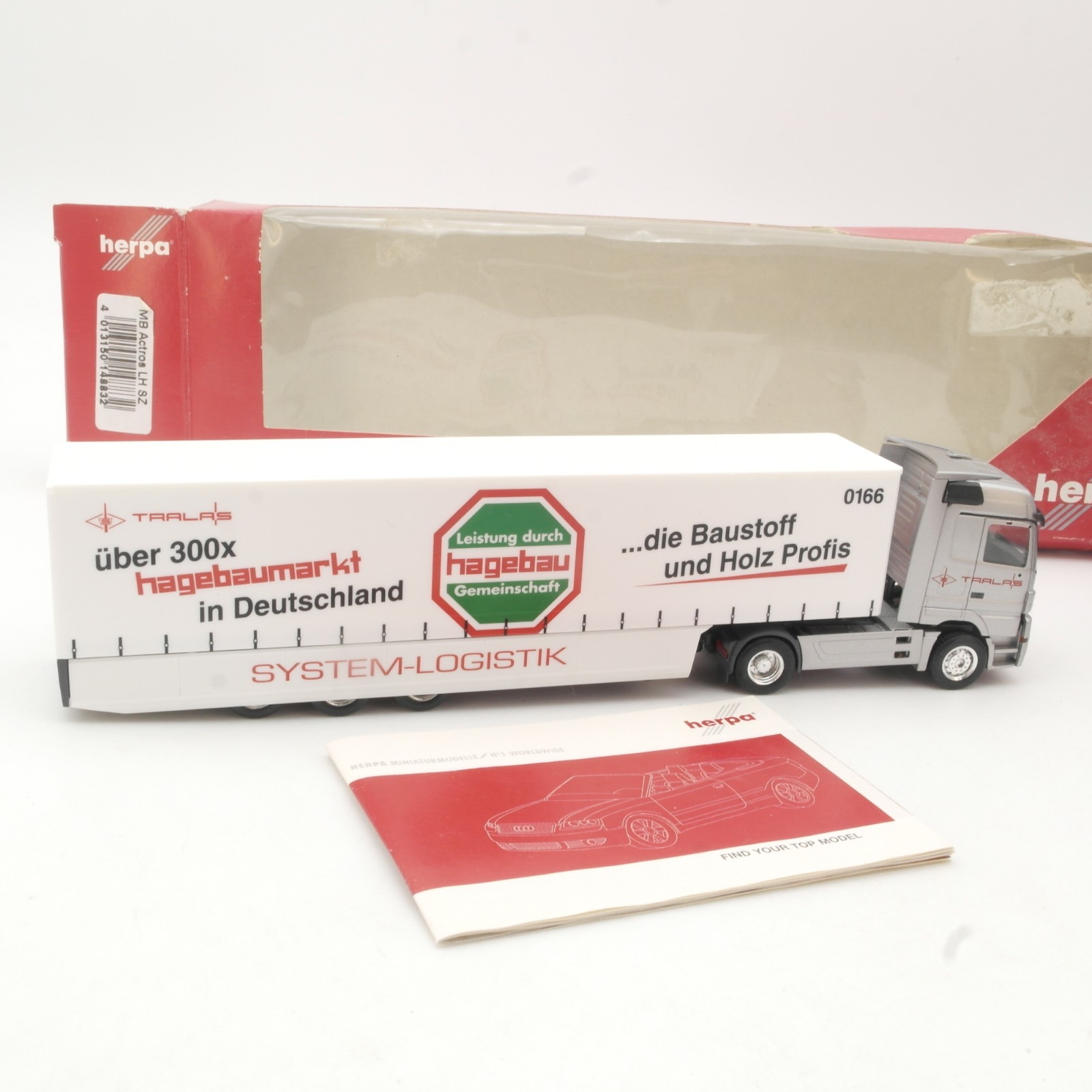 Herpa 1:87 148832 MB Actros LH Sattelzug Hagebau in OVP RR5403 – Bild 3