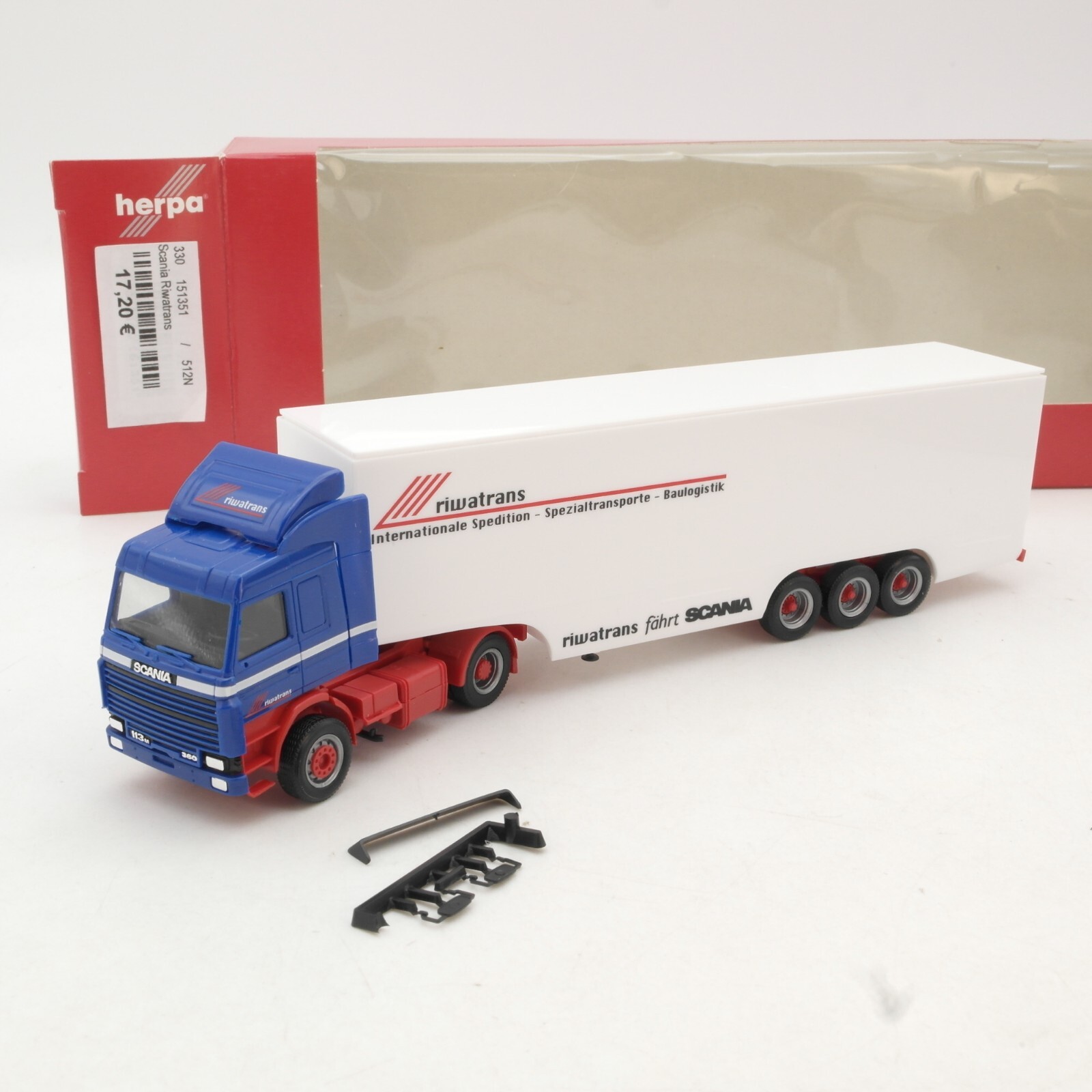 Herpa 1:87 151351 151351 Scania Sattelzug Riwatrans in OVP QR670