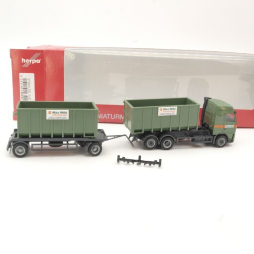 Herpa 1:87 156592 Volvo GL Hängerzug Max Wild in OVP RR3637 – Bild 3