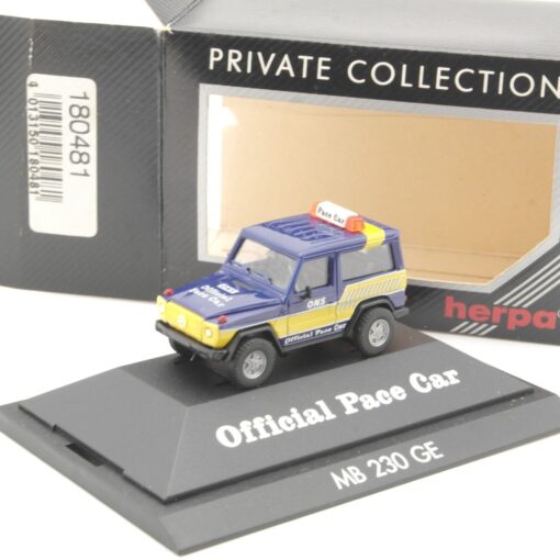 Herpa 1:87 180481 MB 230 GE Official Pace Car in OVP QR5618