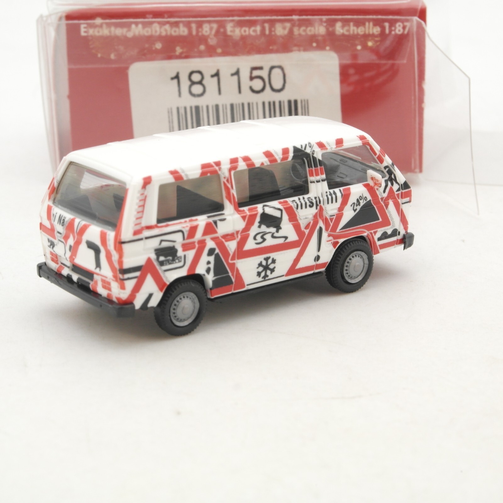 Herpa 1:87 181150 VW T3 mit Verkehrsschildern in OVP RG9296 – Bild 3