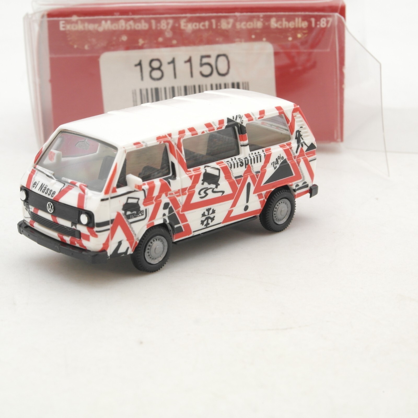 Herpa 1:87 181150 VW T3 mit Verkehrsschildern in OVP RG9296