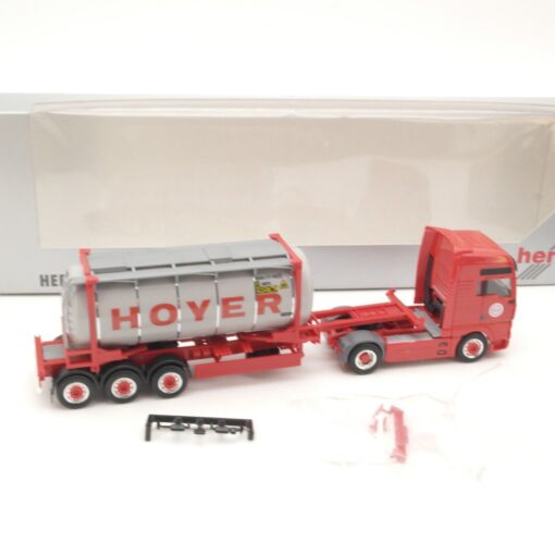 Herpa 1:87 238861 MAN TGA XXL Sattelzug Hoyer in OVP QR8381 – Bild 3