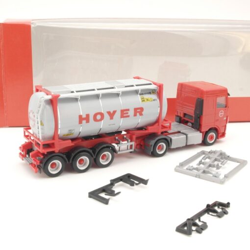 Herpa 1:87 306072 DAF XF SC Euro 6 Tanksattelzug Hoyer in OVP QR8024 – Bild 3