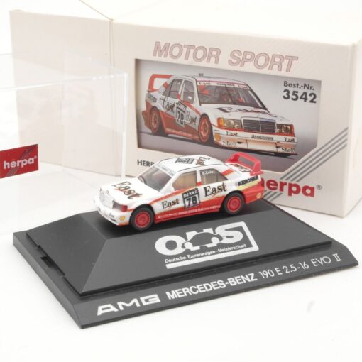 Herpa 1:87 3542 MB 190 E 2.5-16 Evo II AMG East #78 in OVP QR5721