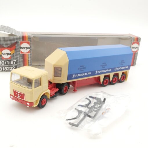 Herpa 1:87 818222 MAN Glastransport Flachgas AG in OVP RR1159