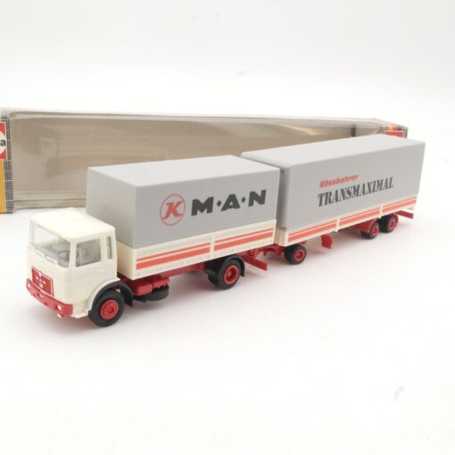 Herpa 1:87 820321 MAN Hängerzug Pritsche/Plane Kässbohrer in OVP RR1156
