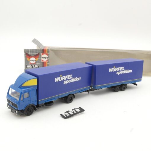 Herpa 1:87 829290 MB Hängerzug Würfel Spedition in OVP RR115