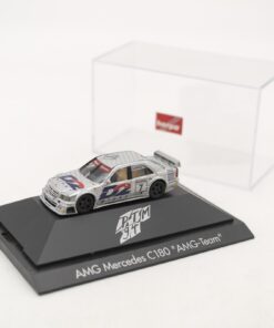 Herpa 1:87 AMG Mercedes C180 AMG Team #7 in PC Box RR1883
