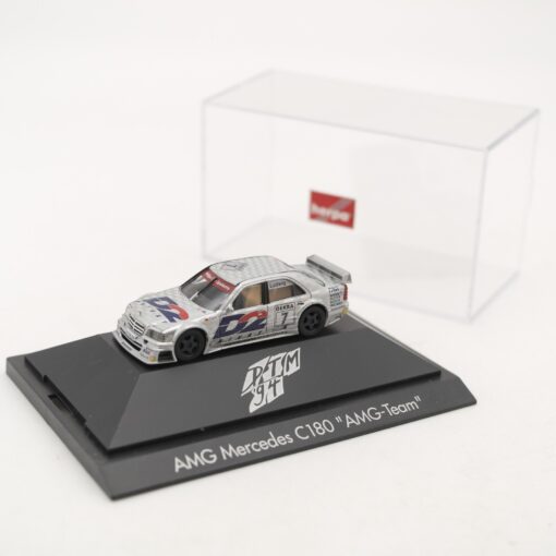 Herpa 1:87 AMG Mercedes C180 AMG Team #7 in PC Box RR1883