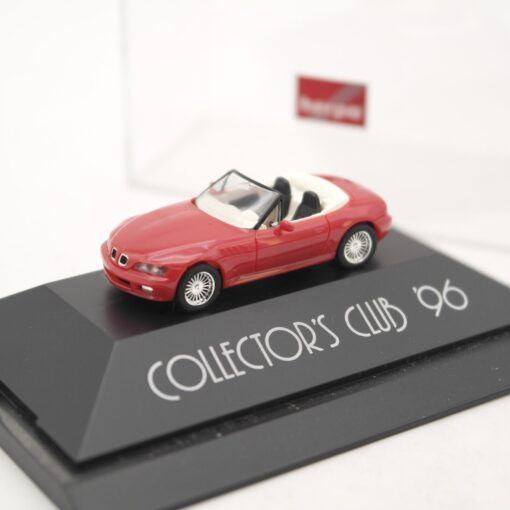 Herpa 1:87 BMW Z3 Cabrio Collector`s Club 96 in PC Box QR8642