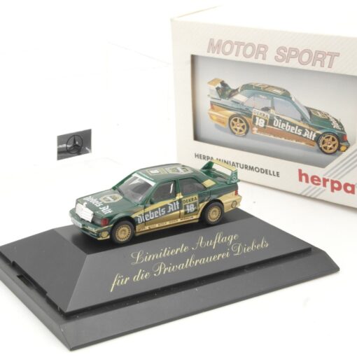 Herpa 1:87 Diebels-Zakspeed Team AMG Mercedes 190 E #18 in OVP QR5728
