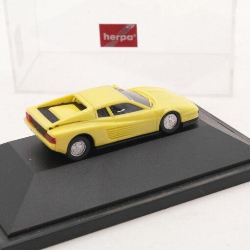 Herpa 1:87 Ferrari Testarossa Meddemodell 90 in PC Box RI1654 – Bild 3