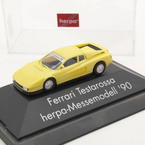 Herpa 1:87 Ferrari Testarossa Meddemodell 90 in PC Box RI1654