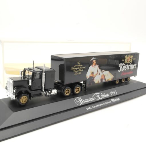 Herpa 1:87 GMC Jumbokoffersattelzug Köstritzer in PC Box RR1180