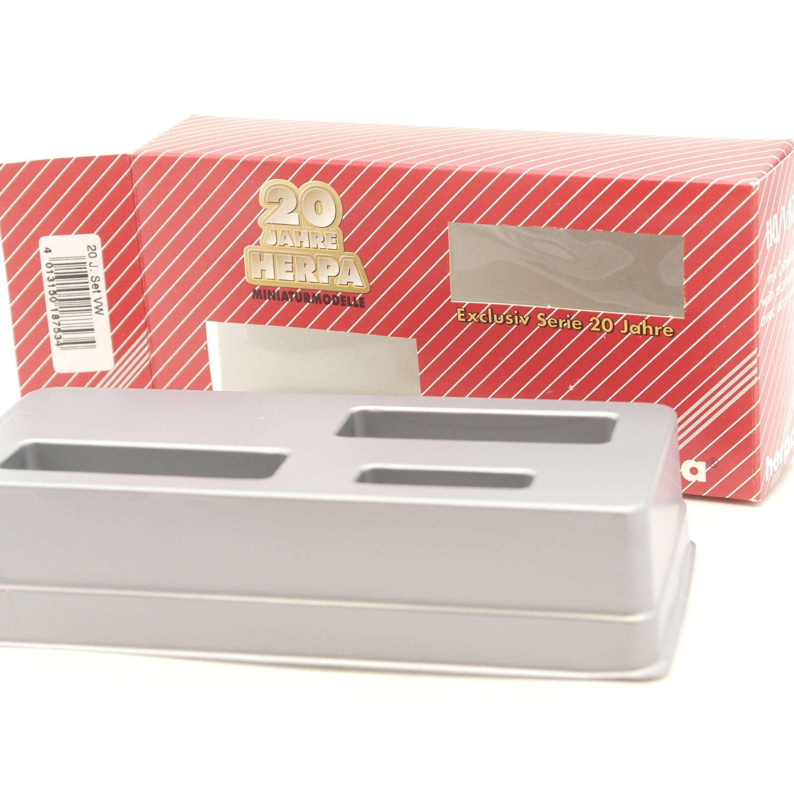 Herpa 1:87 Leerverpackung für 187534  20 J. Set VW, siehe Bilder RF5090