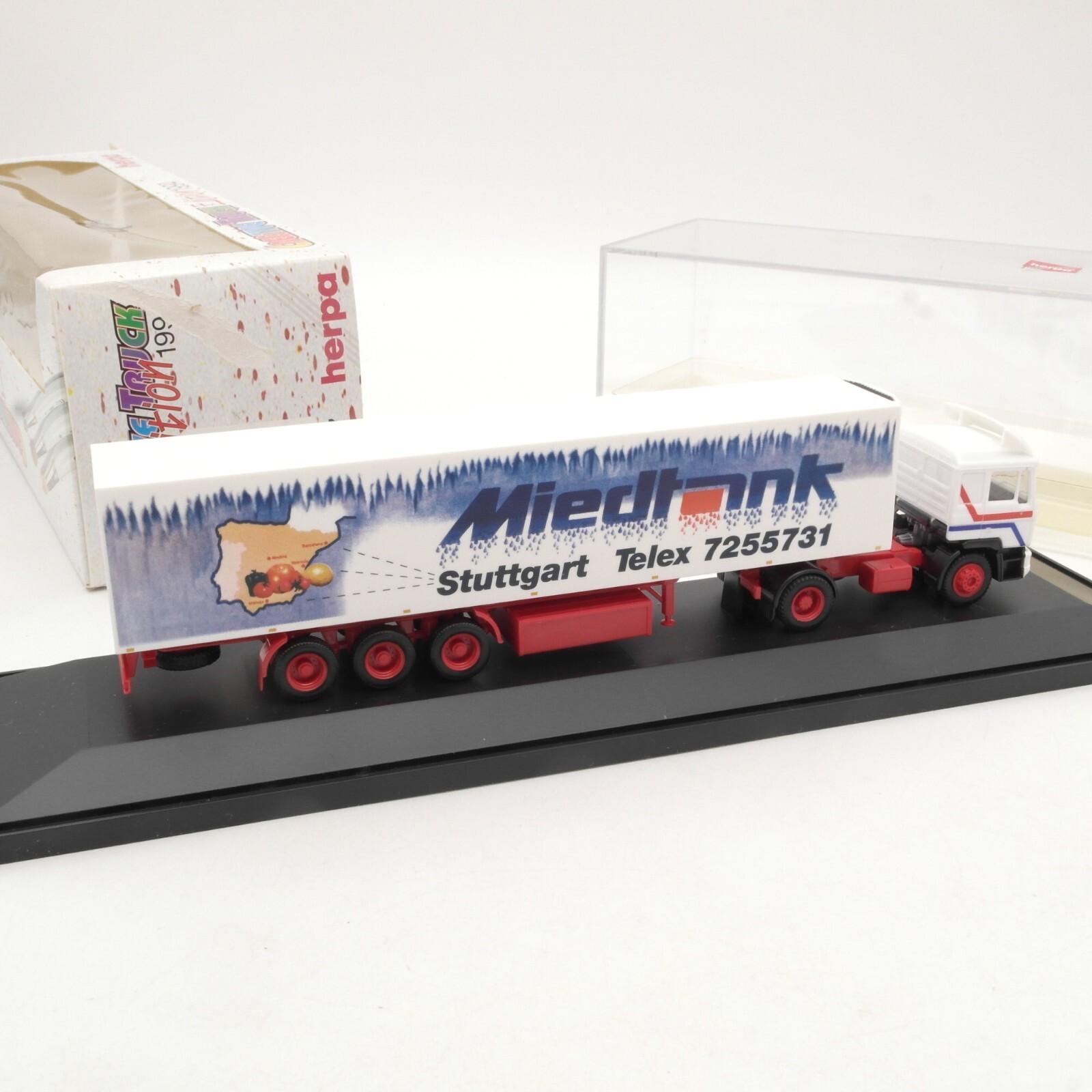 Herpa 1:87 MAN F 90 Sattelzug Miedtank Edition 94 in EVP RA9557 – Bild 3