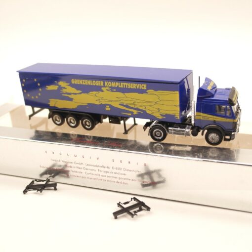 Herpa 1:87 MB 1850 Sattelzug Grenzenloser Komplettservice in OVP ER8284 – Bild 3