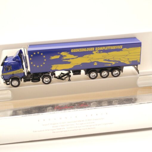 Herpa 1:87 MB 1850 Sattelzug Grenzenloser Komplettservice in OVP ER8284