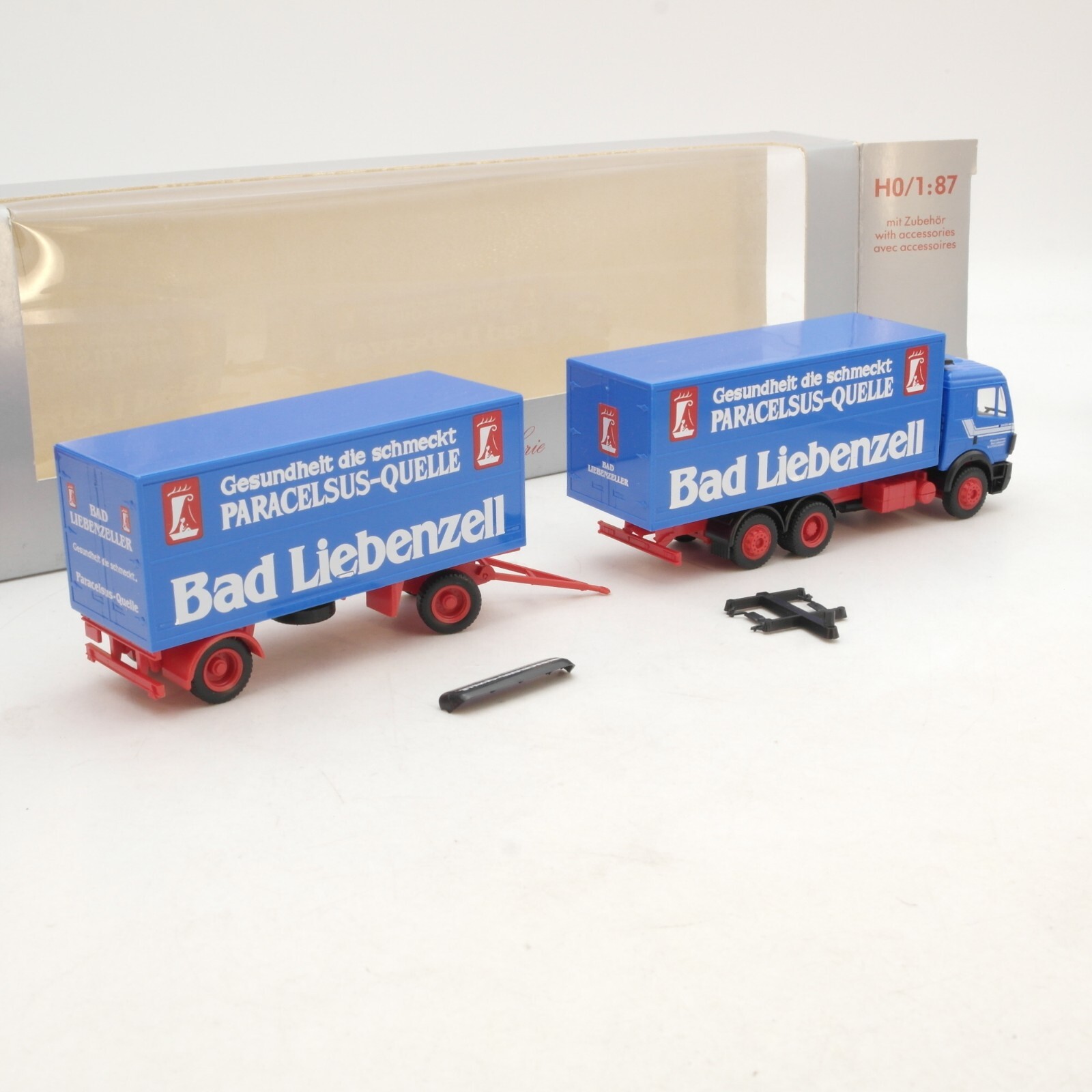 Herpa 1:87 MB Hängerzug Bad Liebenzell Exclusiv Serie in OVP RG5752 – Bild 3
