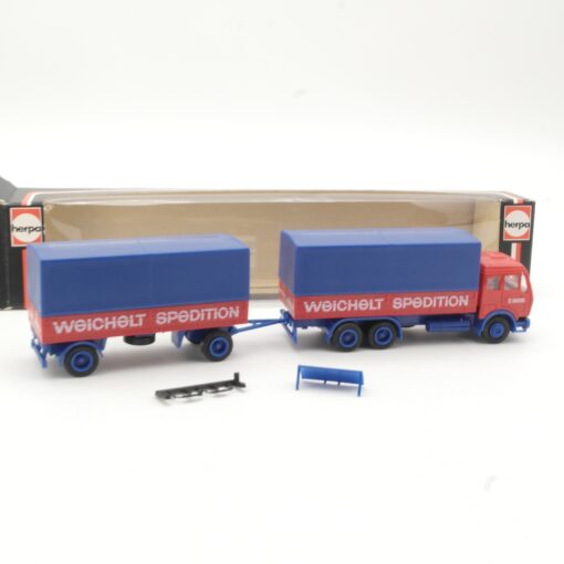 Herpa 1:87 MB NG Hängerzug Weichelt Spedition in OVP RR641 – Bild 3