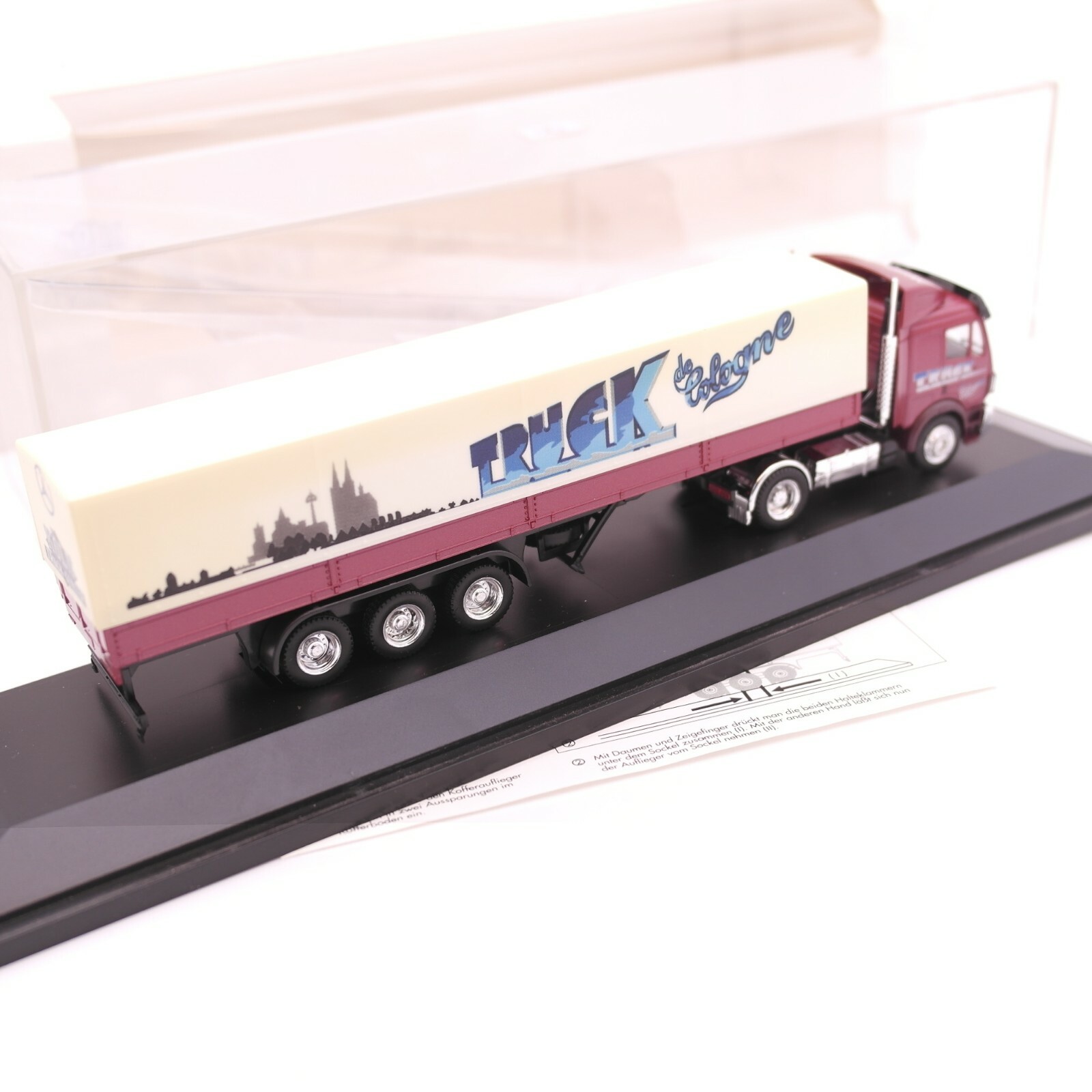 Herpa 1:87 MB SK Sattelzug Niederlassung Köln Truck Cologne in OVP RT2680 – Bild 3