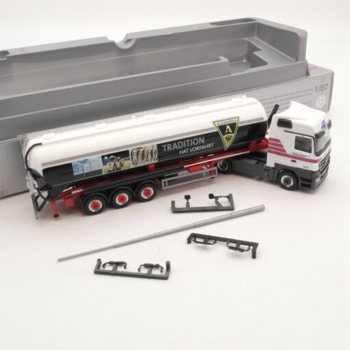 Herpa 1:87 MB Tank-Sattelzug Alemannia Tradition hat Vorfahrt in OVP RI1244 – Bild 3