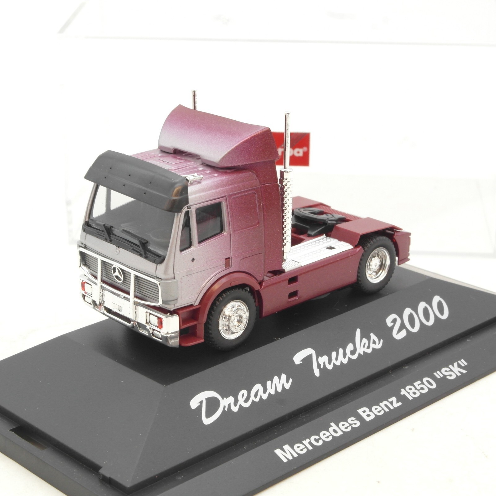Herpa 1:87 Mercedes Benz SK Zugmaschine Dream Trucks 2000 in PC Box RG1859