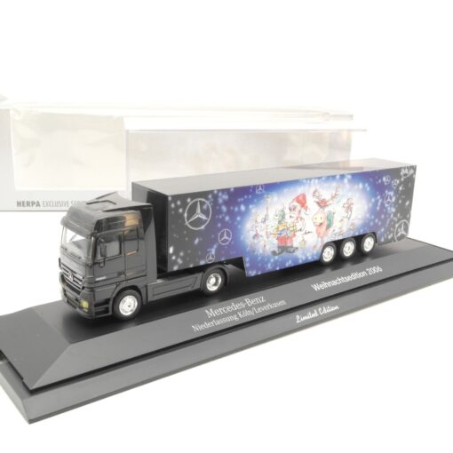 Herpa 1:87 Mercedes Benz Sattelzug Weihnachtsedition 2006 in OVP QR6803