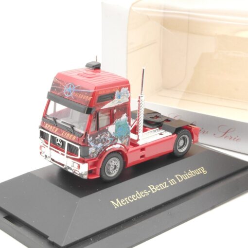 Herpa 1:87 Mercedes Benz Zugmaschine in Duisburg in OVP QR5856