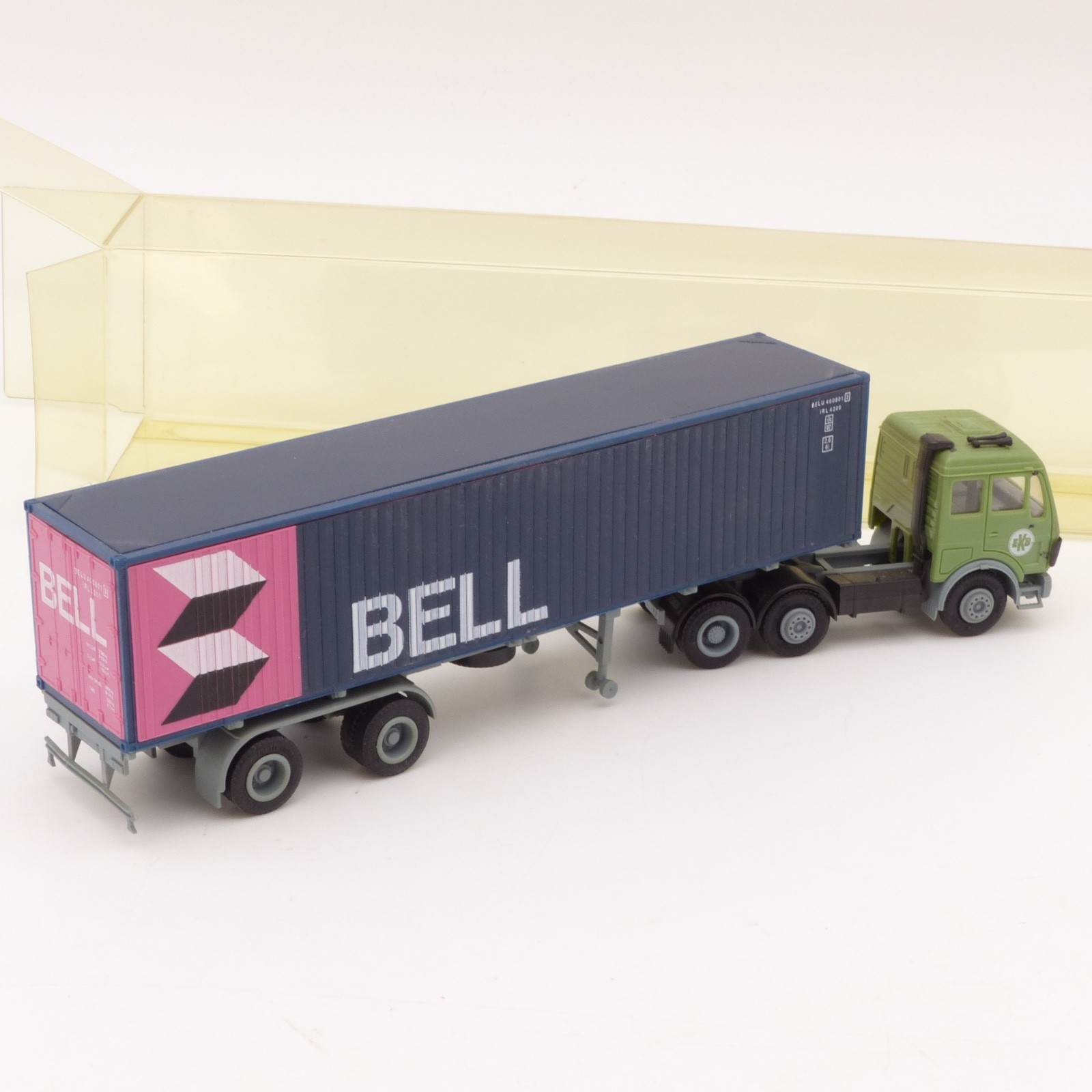 Herpa 1:87 Mercedes NG Sattelzug EKB / Bell in EVP EX8402 – Bild 3