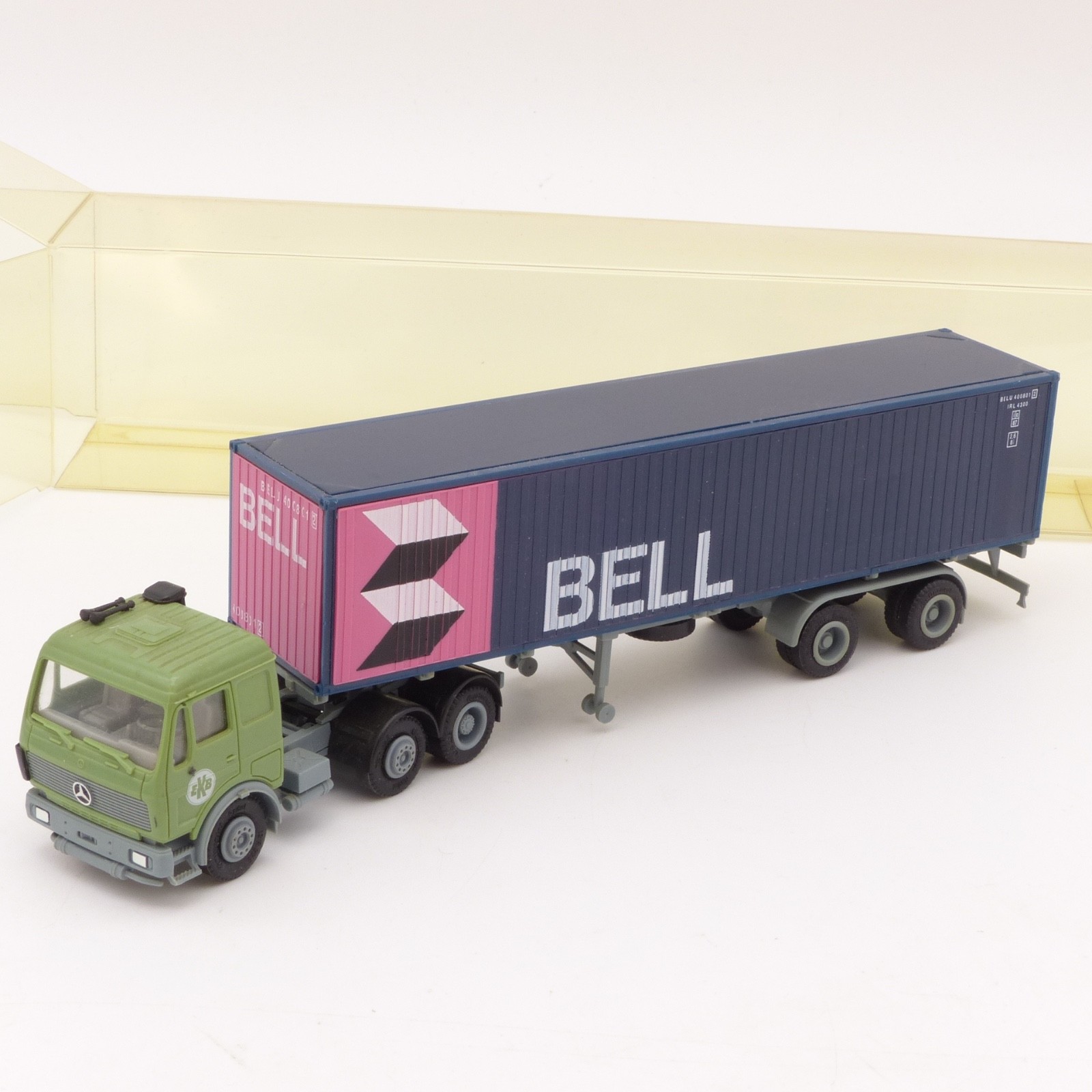 Herpa 1:87 Mercedes NG Sattelzug EKB / Bell in EVP EX8402