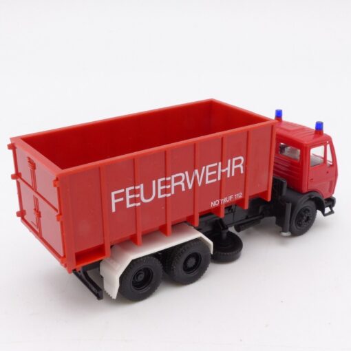 Herpa 1:87 Mercedes NG mit Abrollmulde Feuerwehr siehe Bilder o. EX5530 – Bild 3