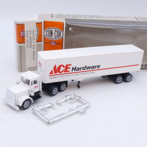 Herpa 1:87 Nr.: 0004-001020 Tractor + Box Trailer Ace Hardware, in OVP EB2200