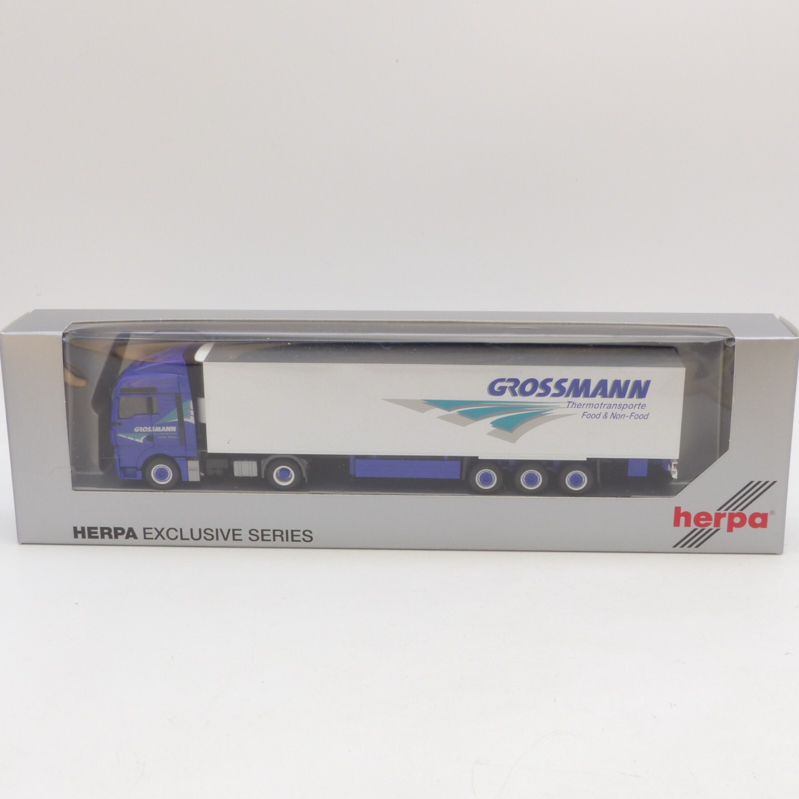 Herpa 1:87 Nr.: 195072 MAN TGX Sattelzug GROSSMANN, in OVP EX816 – Bild 4